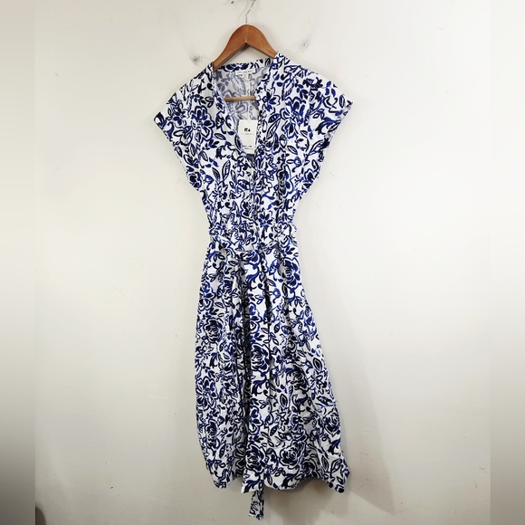 Free Assembly Midi Shirt Dress - Picture 2 of 8